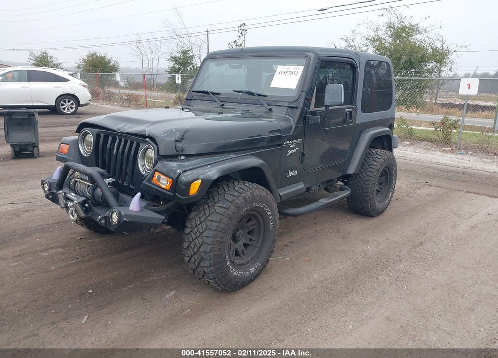 2000 JEEP WRANGLER SPORT VIN: 1J4FA49S4YP776020