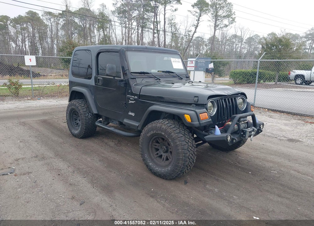 2000 JEEP WRANGLER SPORT VIN: 1J4FA49S4YP776020
