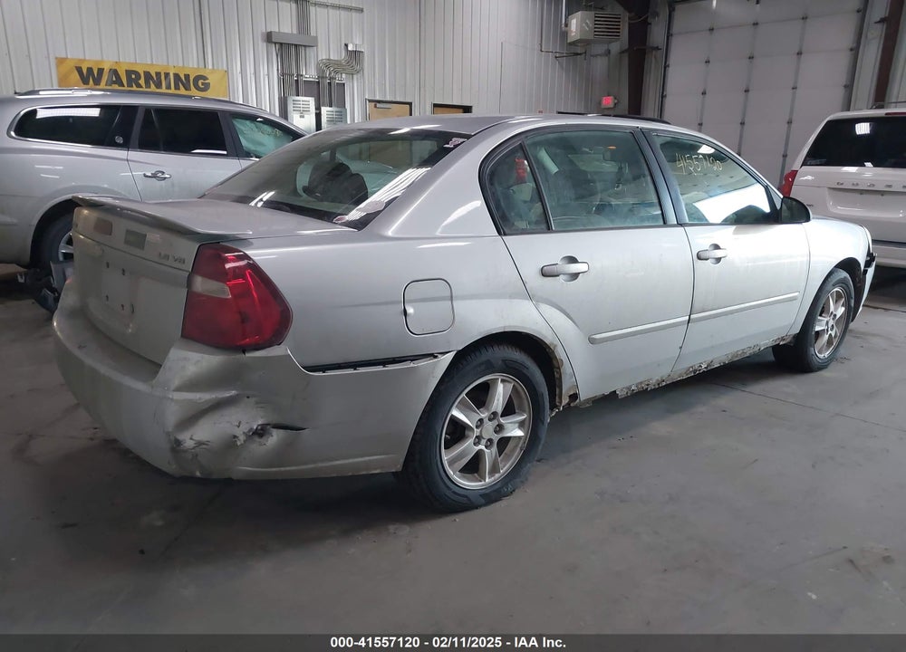 2005 CHEVROLET MALIBU VIN: 1G1ZT54845F195433