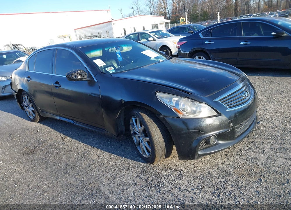 2013 INFINITI G37X VIN: JN1CV6AR3DM750850