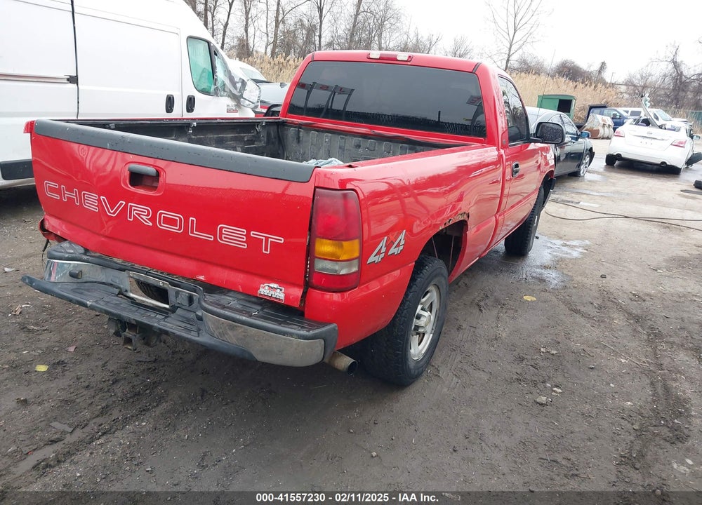 2002 CHEVROLET SILVERADO 1500 VIN: 1GCEK14V82Z231884