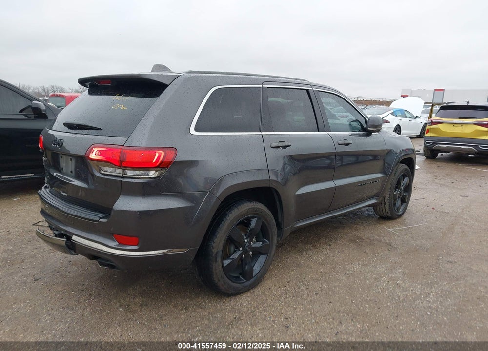 2016 JEEP GRAND CHEROKEE HIGH ALTITUDE VIN: 1C4RJFCG7GC316309