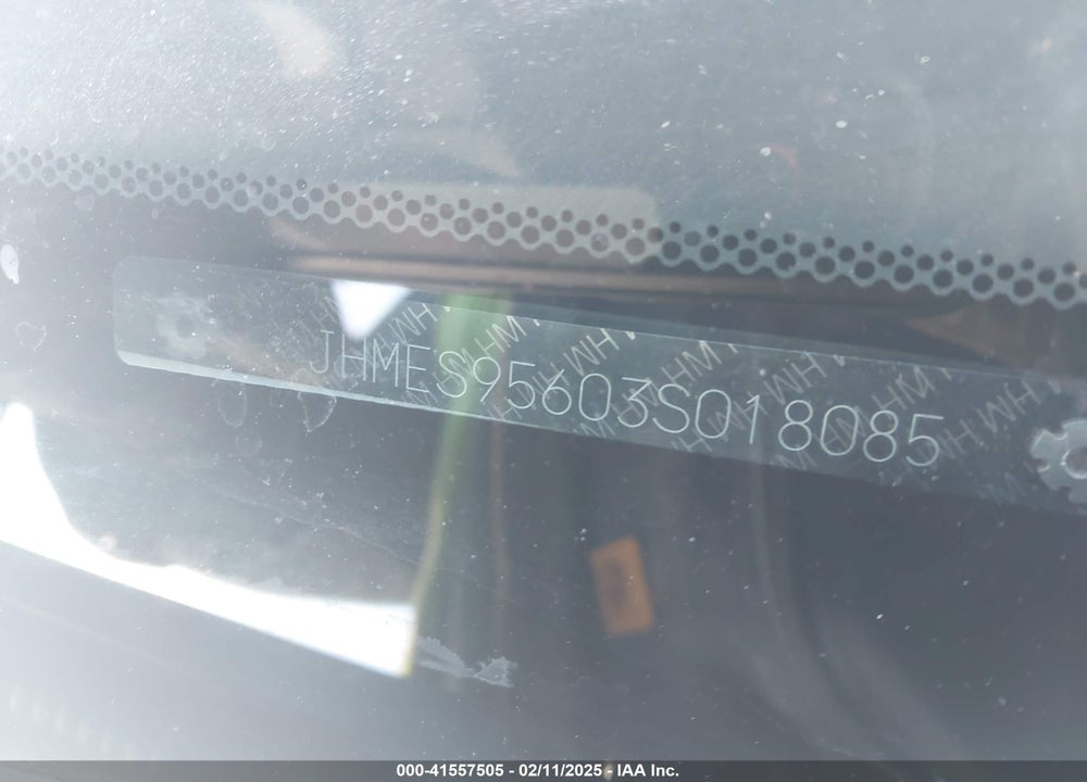 2003 HONDA CIVIC HYBRID VIN: JHMES95603S018085