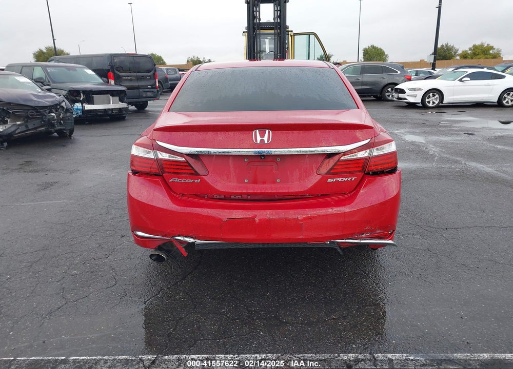 2016 HONDA ACCORD SPORT VIN: 1HGCR2F54GA201813