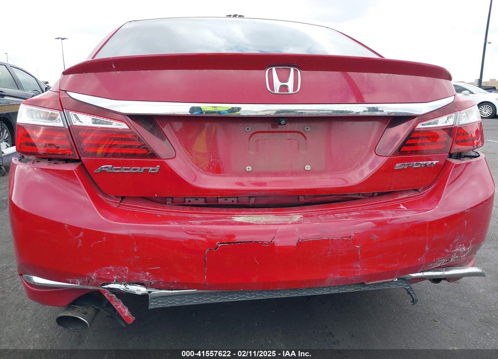 2016 HONDA ACCORD SPORT VIN: 1HGCR2F54GA201813