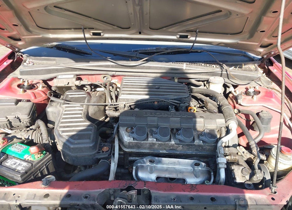 2001 HONDA CIVIC LX VIN: 1HGEM22531L119242