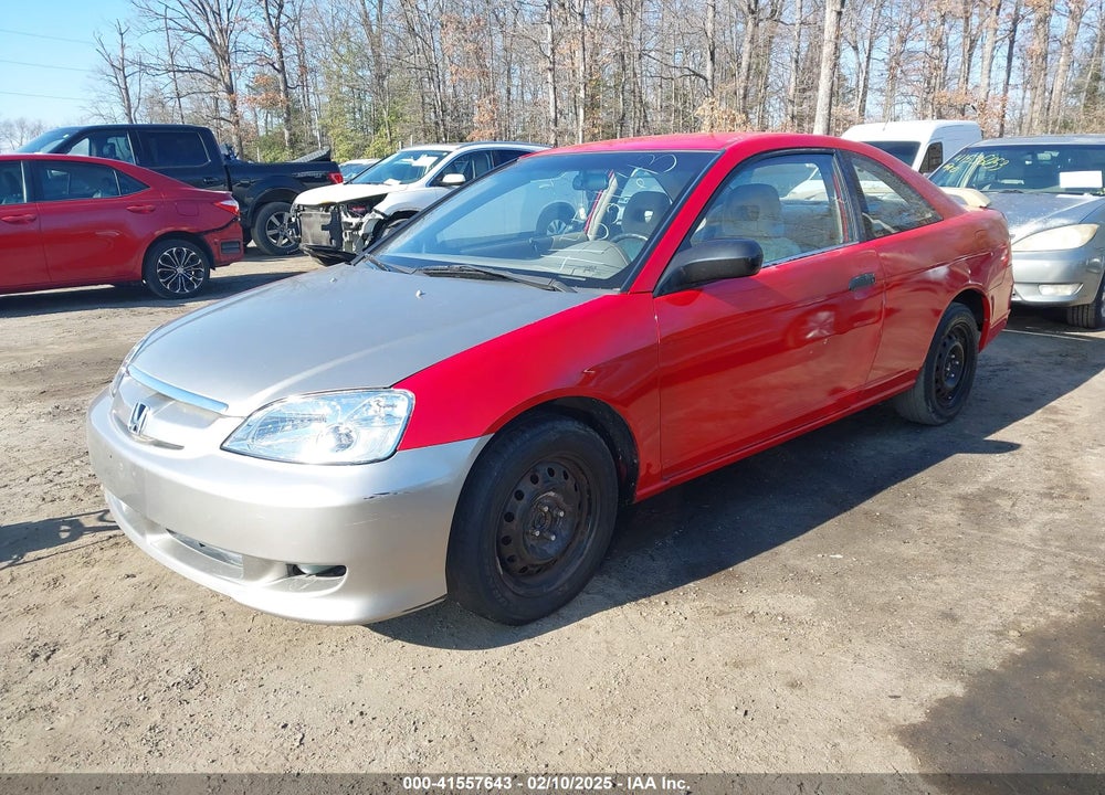 2001 HONDA CIVIC LX VIN: 1HGEM22531L119242