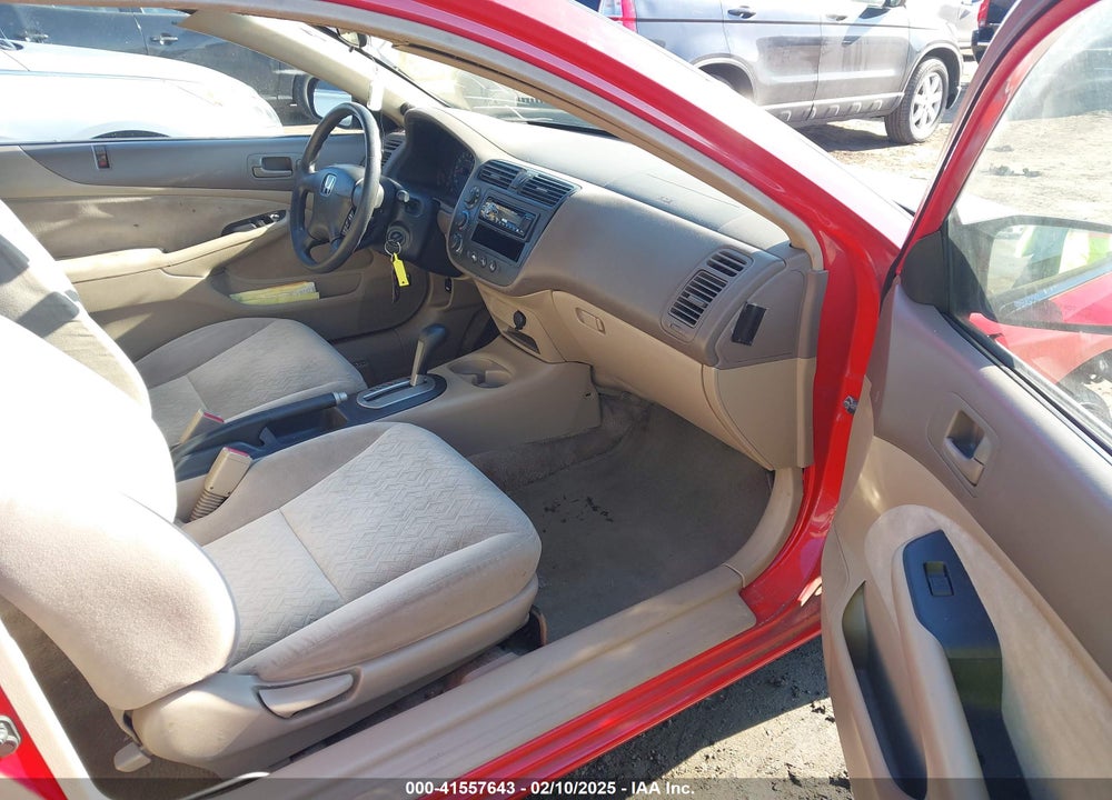 2001 HONDA CIVIC LX VIN: 1HGEM22531L119242