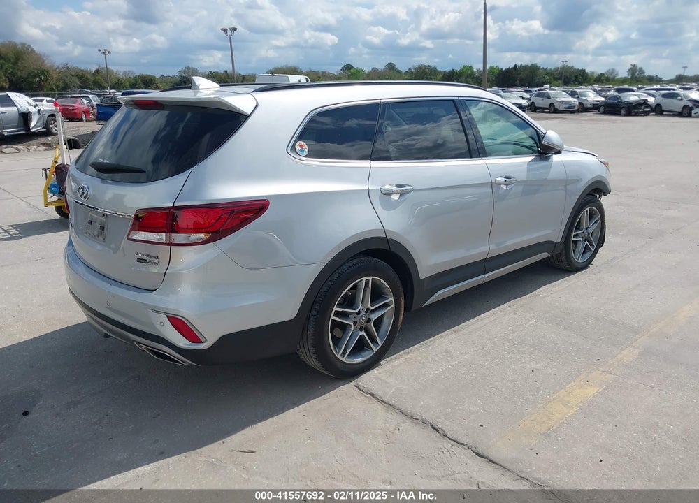2017 HYUNDAI SANTA FE VIN: KM8SRDHF7HU180527
