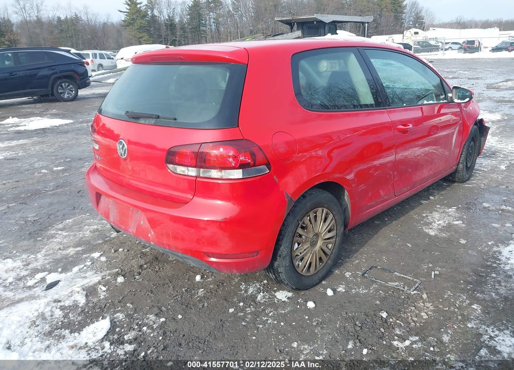2012 VOLKSWAGEN GOLF VIN: WVWBB7AJ3CW220494