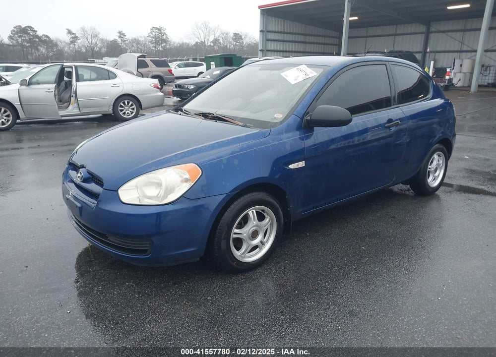 2007 HYUNDAI ACCENT GS VIN: KMHCM36C17U003802