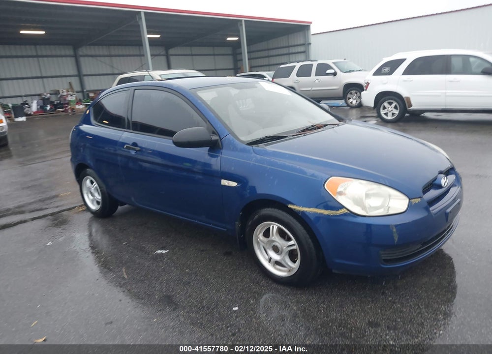 2007 HYUNDAI ACCENT GS VIN: KMHCM36C17U003802