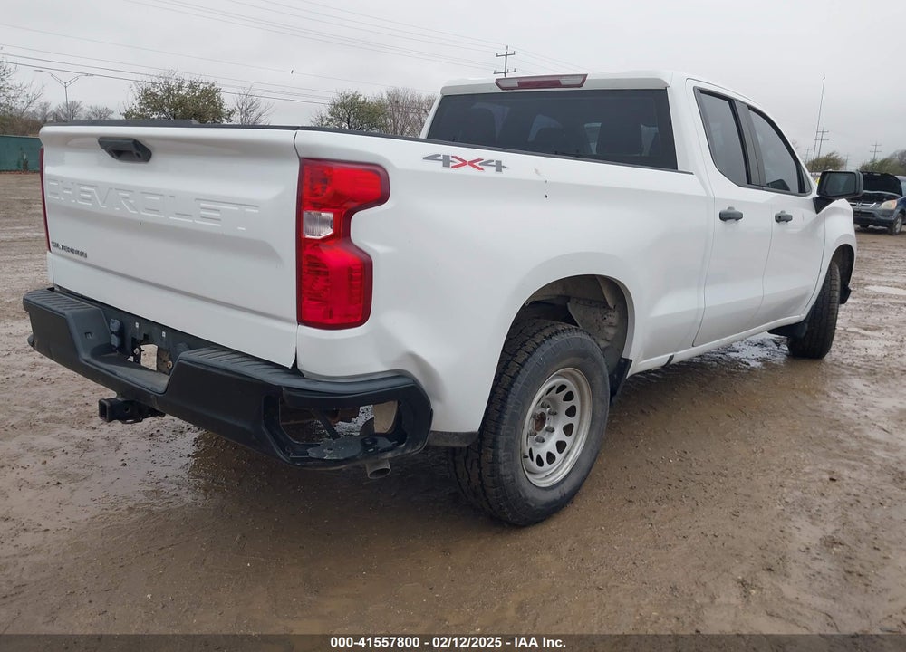 2020 CHEVROLET SILVERADO 1500 4WD DOUBLE CAB STANDARD BED WT VIN: 1GCRYAEF7LZ177454