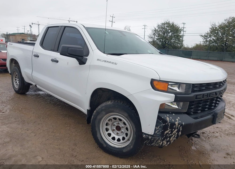 2020 CHEVROLET SILVERADO 1500 4WD DOUBLE CAB STANDARD BED WT VIN: 1GCRYAEF7LZ177454