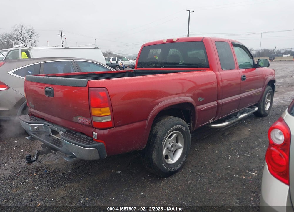 1999 GMC SIERRA 1500 SLE VIN: 1GTEK19T7XZ510273
