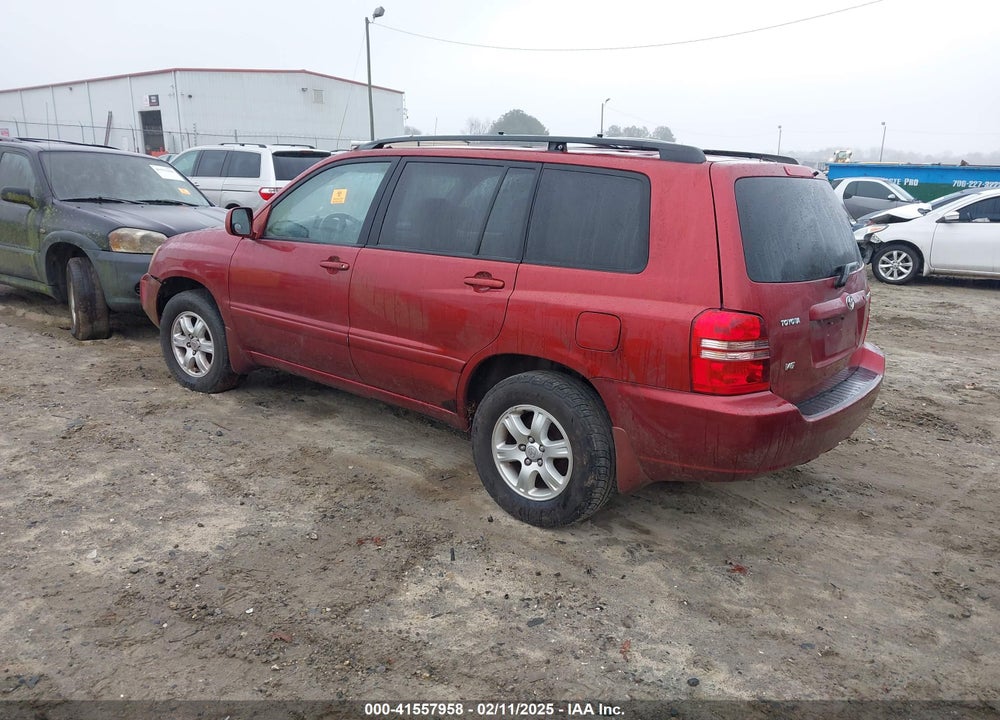 2003 TOYOTA HIGHLANDER V6 VIN: JTEGF21A030090279