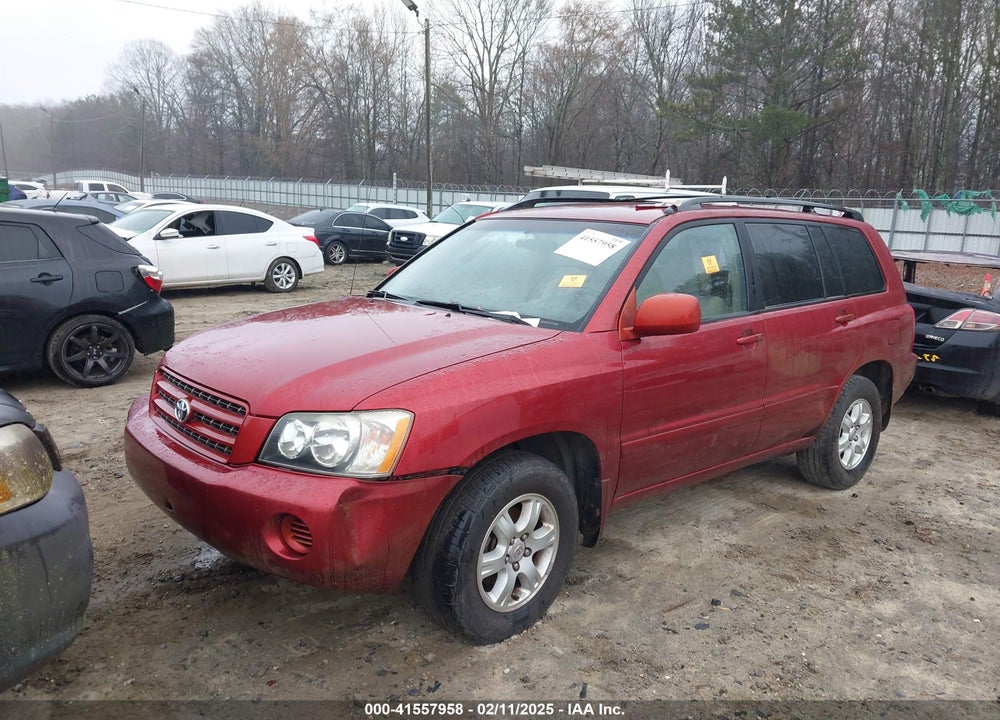 2003 TOYOTA HIGHLANDER V6 VIN: JTEGF21A030090279