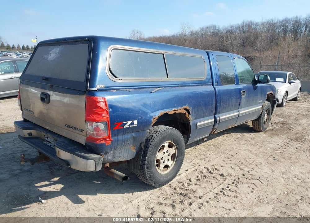 2002 CHEVROLET SILVERADO 1500 LS VIN: 2GCEK19T821232856