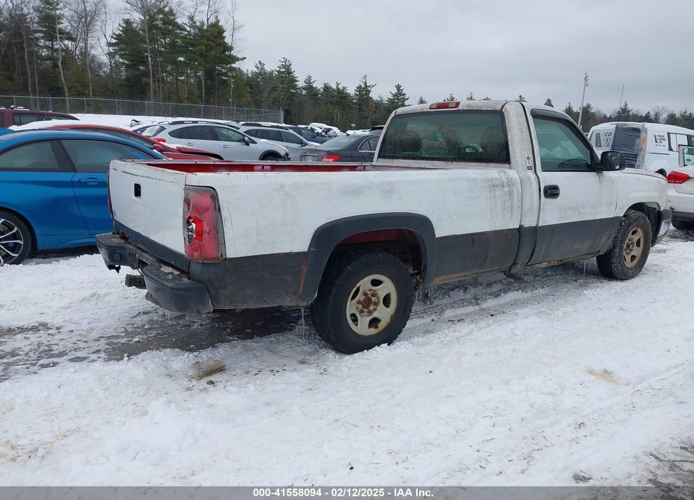 2003 CHEVROLET SILVERADO 1500 WORK TRUCK VIN: 1GCEC14X53Z131984