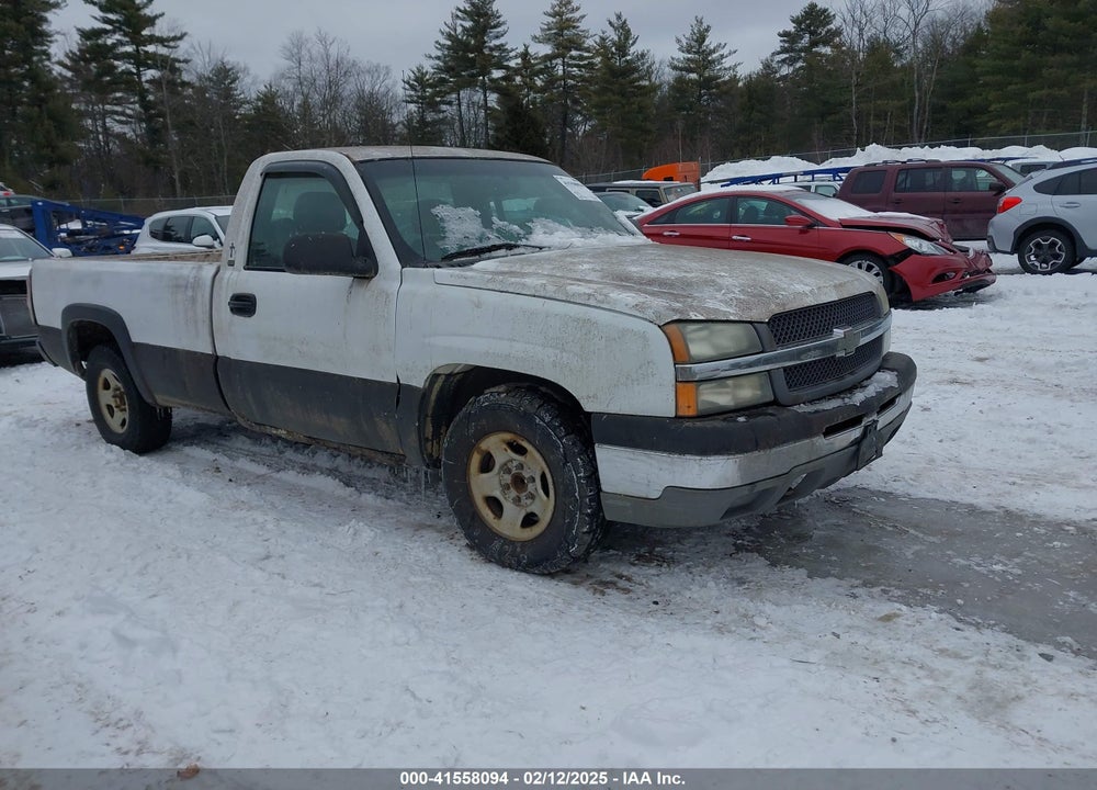 2003 CHEVROLET SILVERADO 1500 WORK TRUCK VIN: 1GCEC14X53Z131984