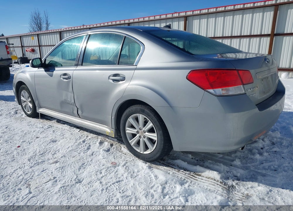 2011 SUBARU LEGACY VIN: 4S3BMBH68B3244479
