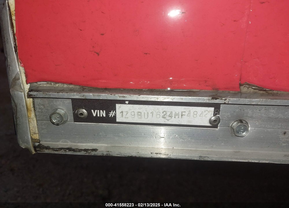 2021 STANDARD TRAILER CO TRAILER VIN: 1Z9BU1624MF484278