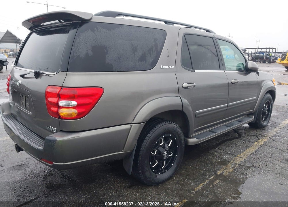 2004 TOYOTA SEQUOIA LIMITED V8 VIN: 5TDZT38AX4S228216