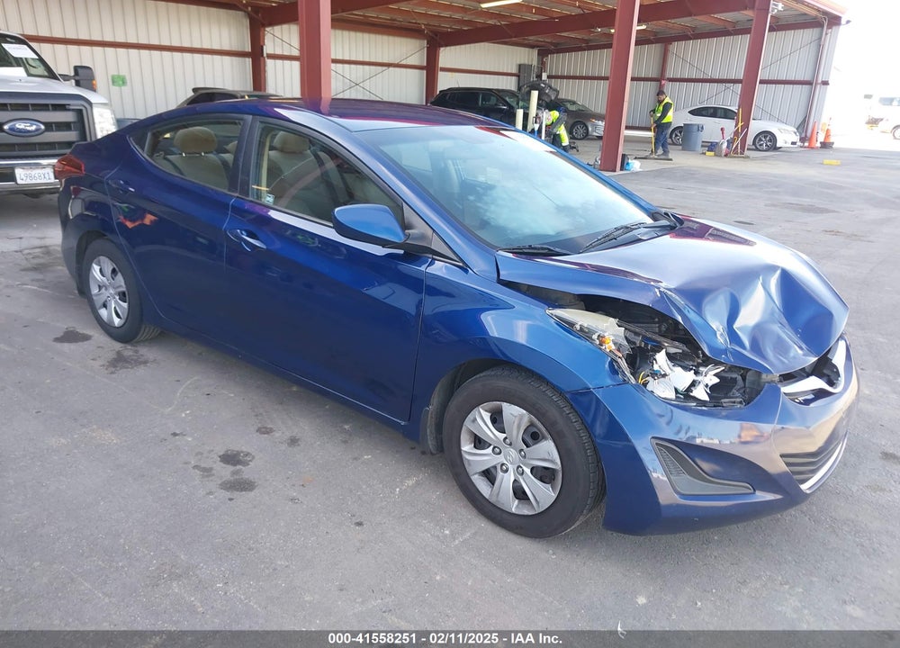 2016 HYUNDAI ELANTRA SE VIN: 5NPDH4AE6GH793507