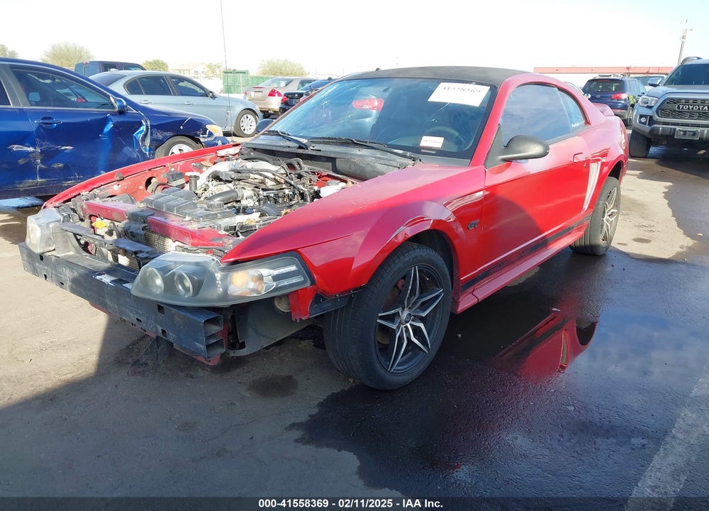 2000 FORD MUSTANG GT VIN: 1FAFP42X0YF255141