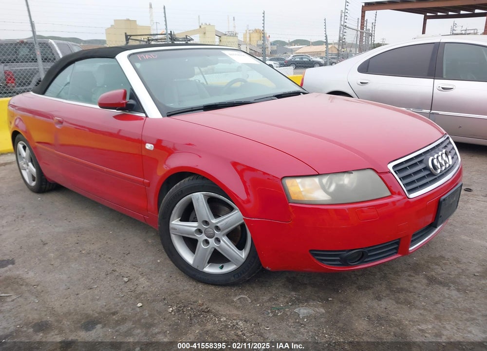 2005 AUDI A4 1.8T VIN: WAUAC48H15K008713