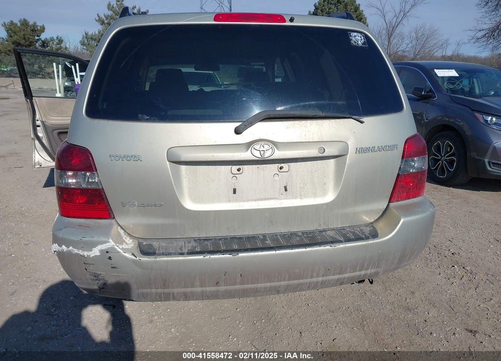 2005 TOYOTA HIGHLANDER V6 VIN: JTEEP21A850086312