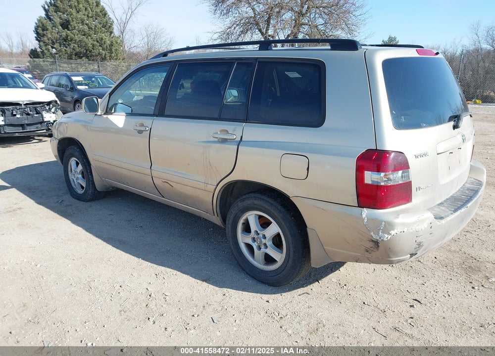 2005 TOYOTA HIGHLANDER V6 VIN: JTEEP21A850086312