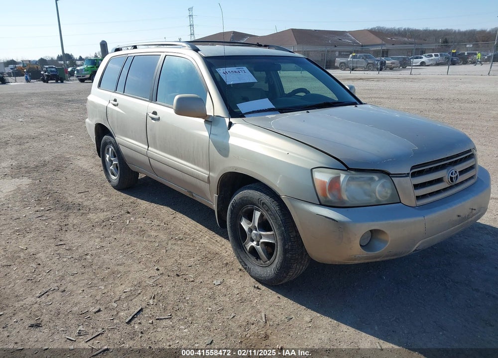 2005 TOYOTA HIGHLANDER V6 VIN: JTEEP21A850086312