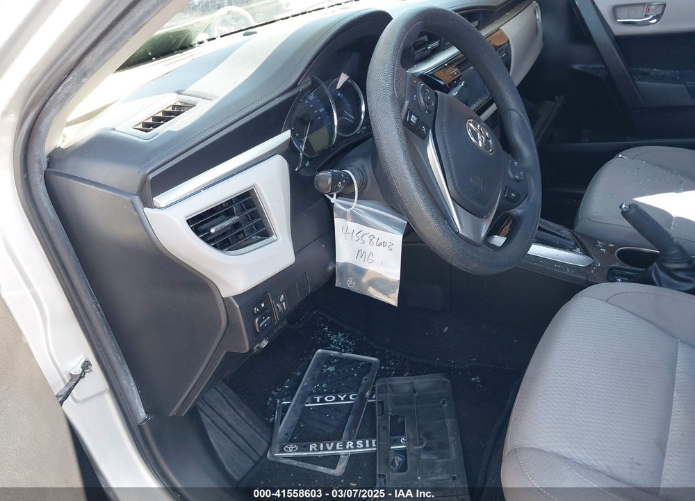 2016 TOYOTA COROLLA VIN: 5YFBURHE1GP437216