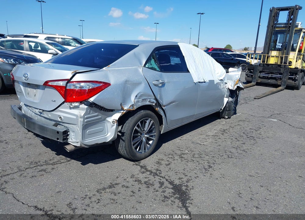 2016 TOYOTA COROLLA VIN: 5YFBURHE1GP437216
