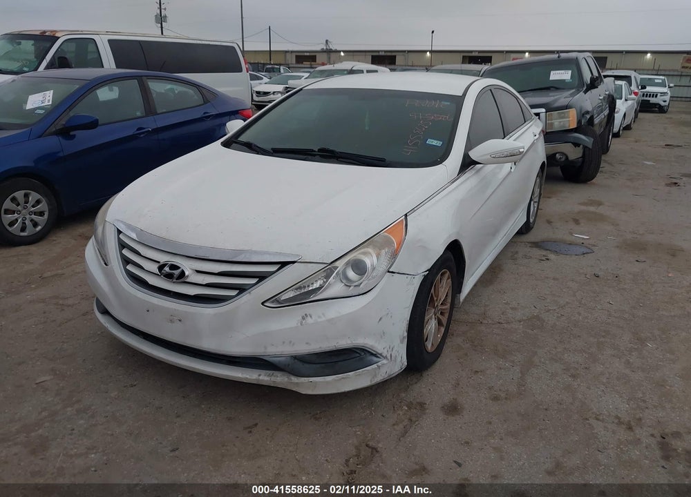2014 HYUNDAI SONATA GLS VIN: 5NPEB4AC5EH896256