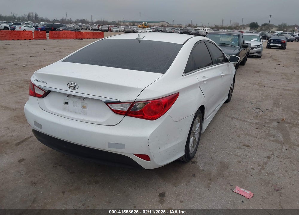 2014 HYUNDAI SONATA GLS VIN: 5NPEB4AC5EH896256