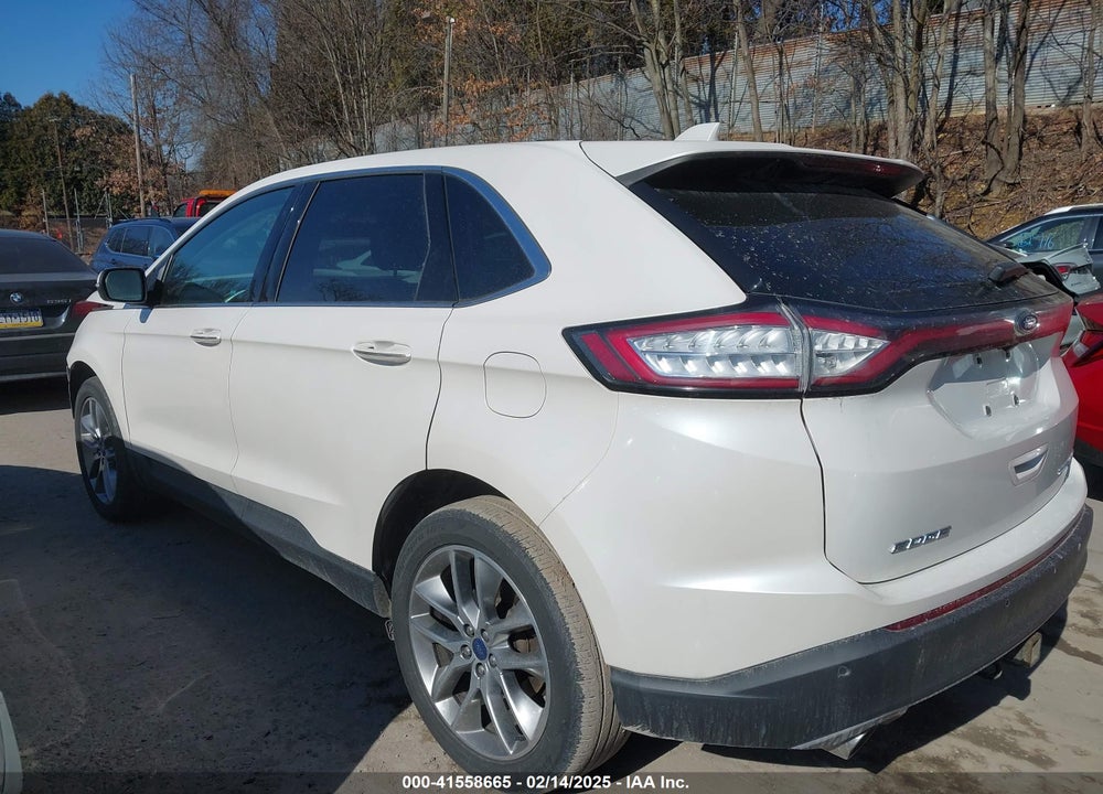 2015 FORD EDGE TITANIUM VIN: 2FMTK4K89FBB95584