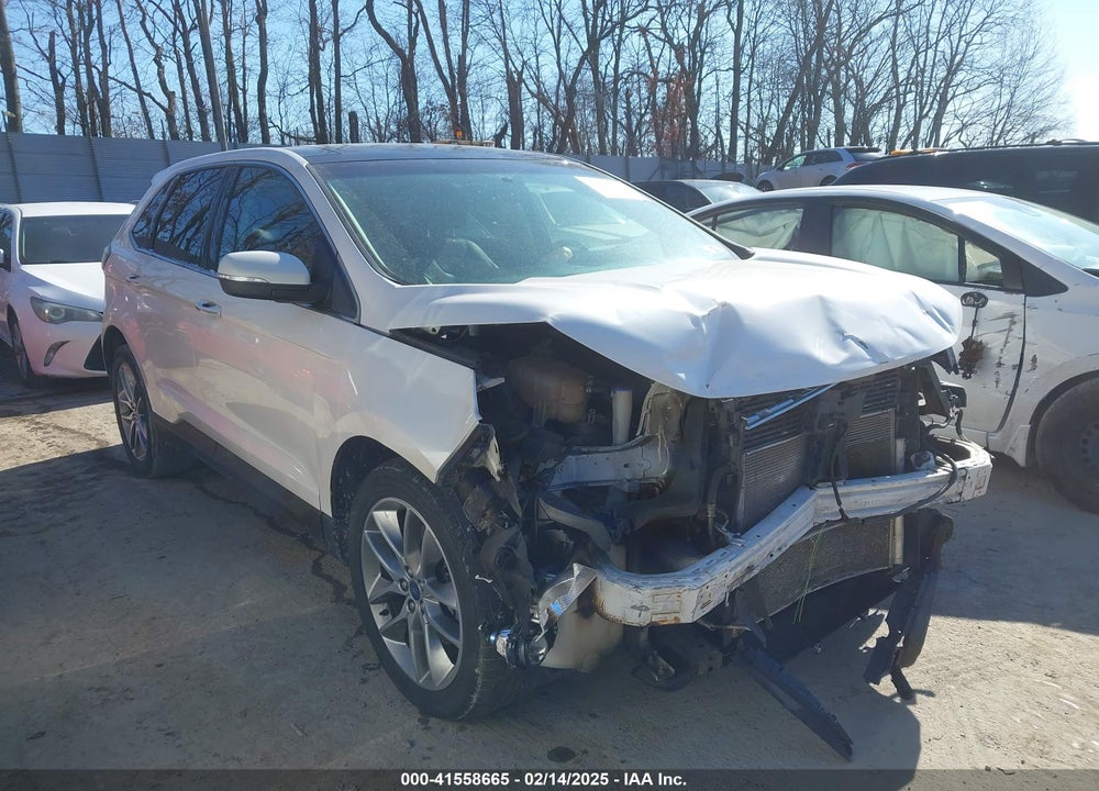 2015 FORD EDGE TITANIUM VIN: 2FMTK4K89FBB95584
