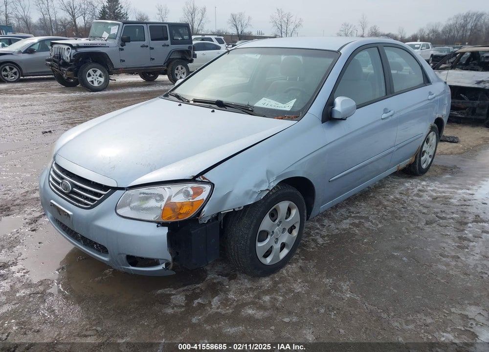 2008 KIA SPECTRA VIN: KNAFE122385575334
