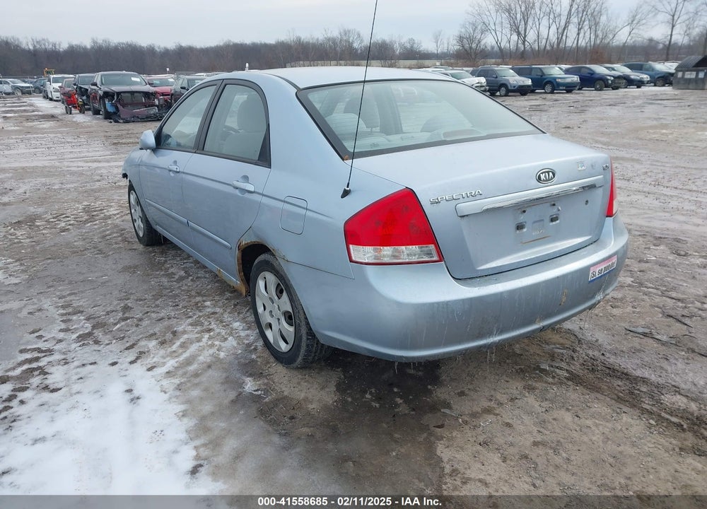 2008 KIA SPECTRA VIN: KNAFE122385575334