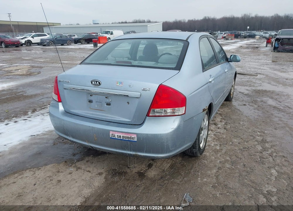 2008 KIA SPECTRA VIN: KNAFE122385575334