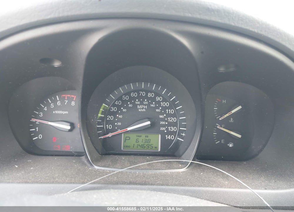 2008 KIA SPECTRA VIN: KNAFE122385575334