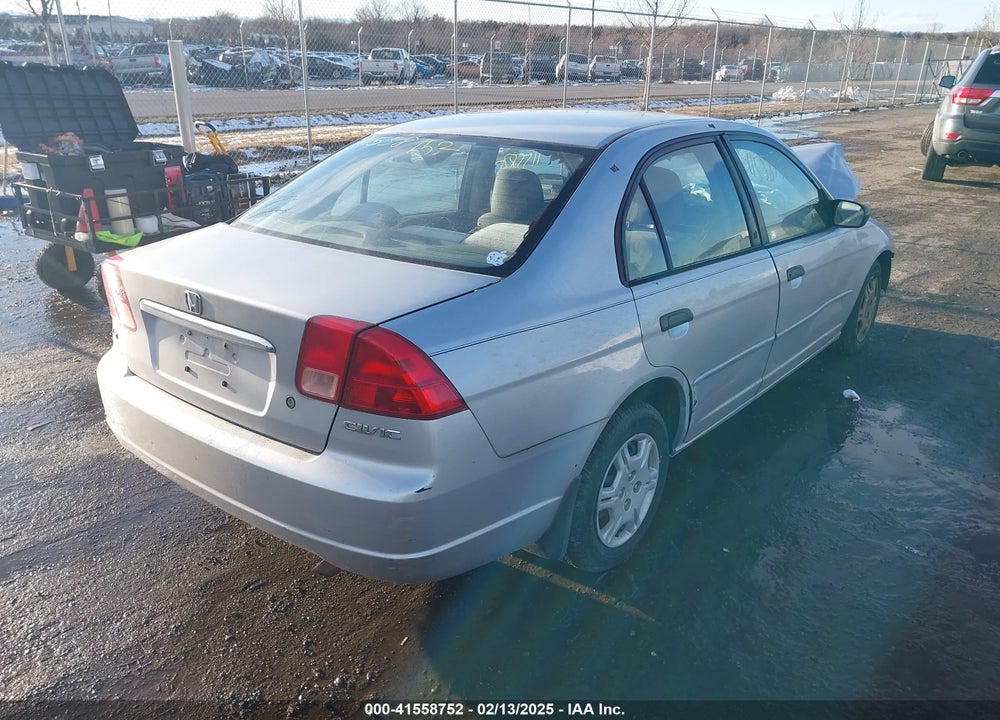 2001 HONDA CIVIC LX VIN: 2HGES16501H559023