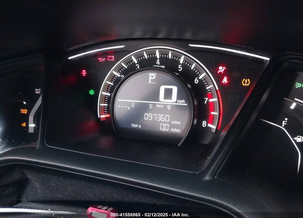 2017 HONDA CIVIC VIN: 2HGFC4B04HH308187