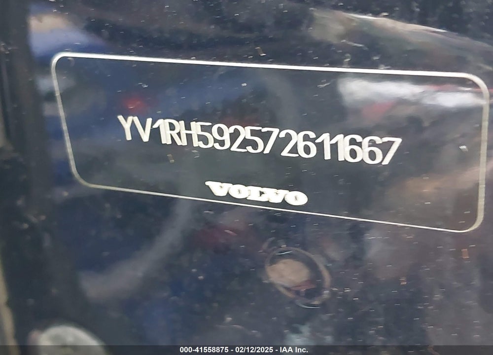 2007 VOLVO S60 2.5T VIN: YV1RH592572611667