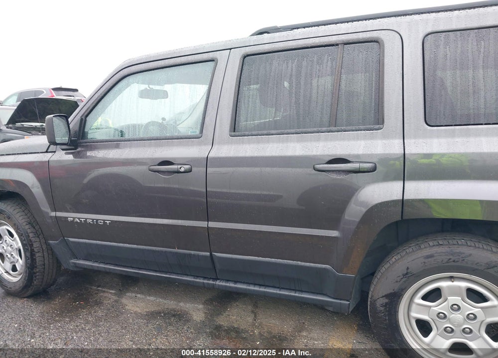 2016 JEEP PATRIOT VIN: 1C4NJPBB5GD519073
