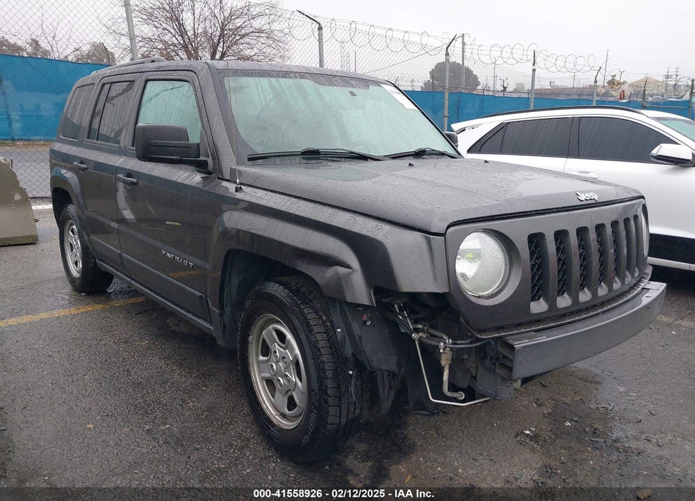 2016 JEEP PATRIOT VIN: 1C4NJPBB5GD519073