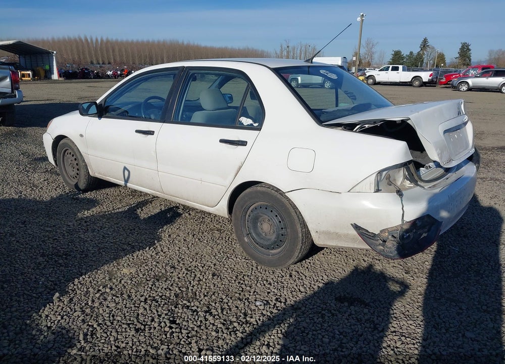 2006 MITSUBISHI LANCER ES/SE VIN: JA3AJ26E16U057775