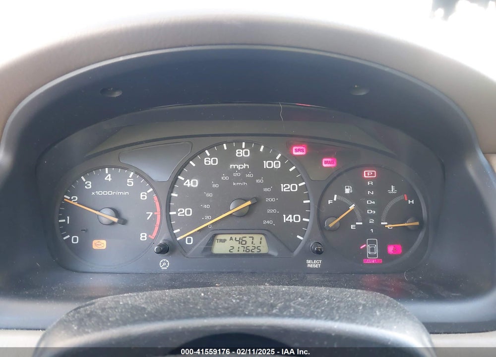 1999 HONDA ACCORD EX V6 VIN: 1HGCG2255XA013345
